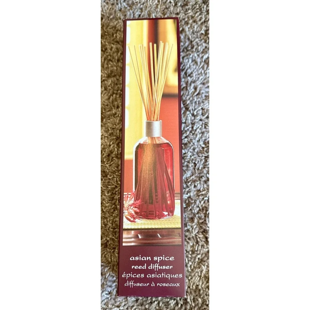 Pier 1 Asian Spice Reed Diffuser 8oz New Home Fragrance Set 10 Reeds